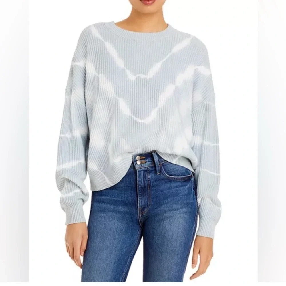 Pistola Eva‎ Tie Dyed Sweater Blue White Size XS